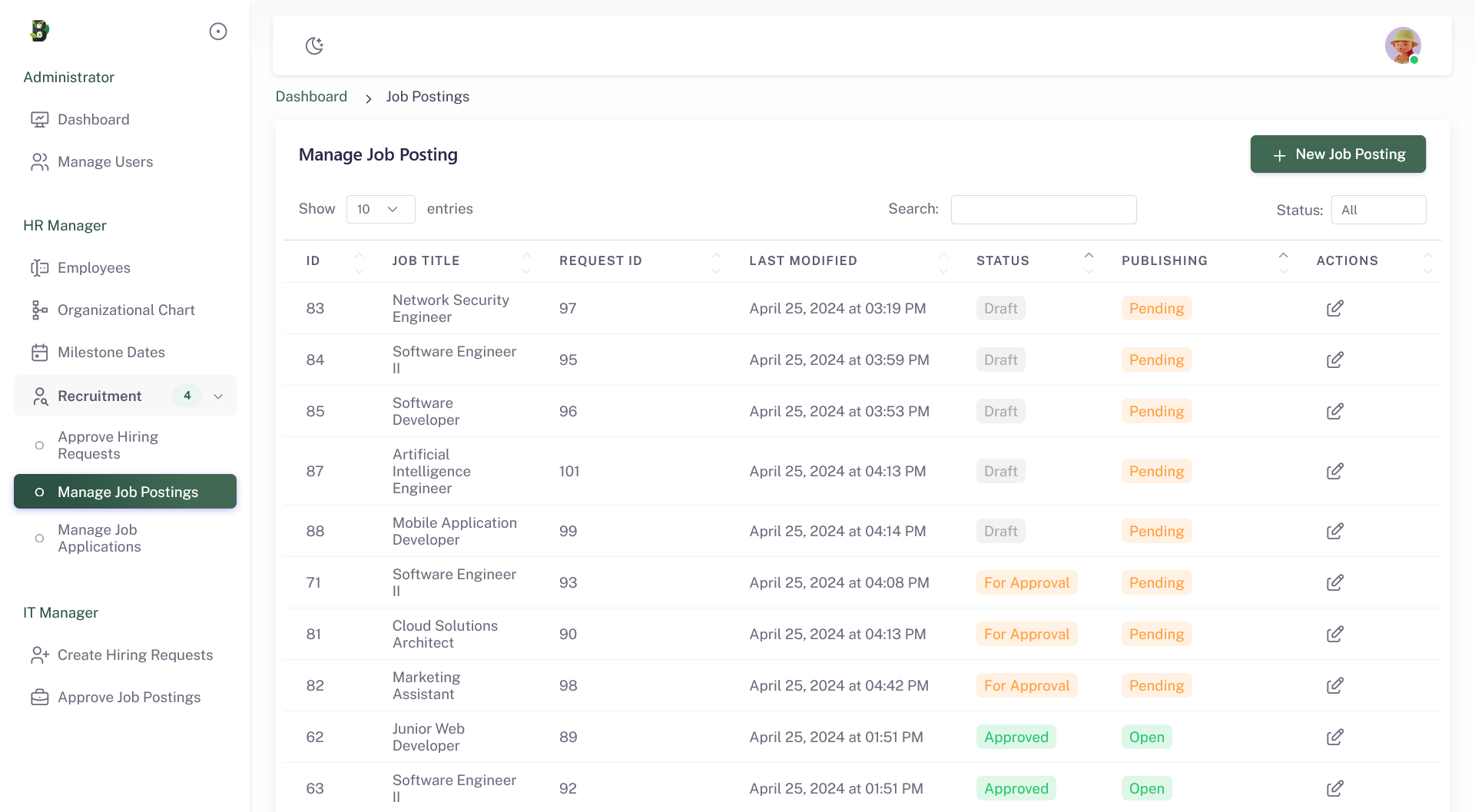 BlackForest: Recruitment System and Applicant Portal